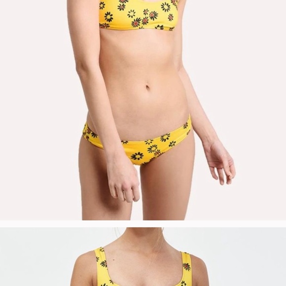 Solid and striped bikini bottom - Picture 2 of 4